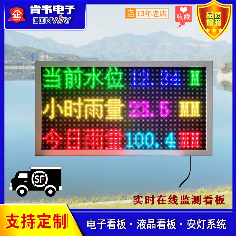 环境监测水位电子屏，户外485通讯如何选？深度解析与推荐-显示屏/LCD液晶屏/LED屏/TFT屏-淘宝好物网