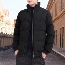 纯色夹克衫青年男士商务外套休闲男装上衣