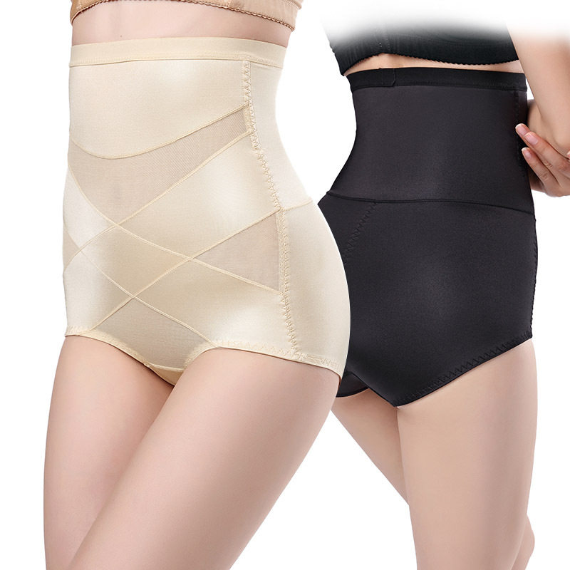 Postpartum corset underwear female body shaping corset waist high waist slimming corset body sculpting pants seamless boxer briefs shorts