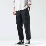 Martens, демисезонные ретро утепленные штаны для отдыха, свободный прямой крой, в американском стиле