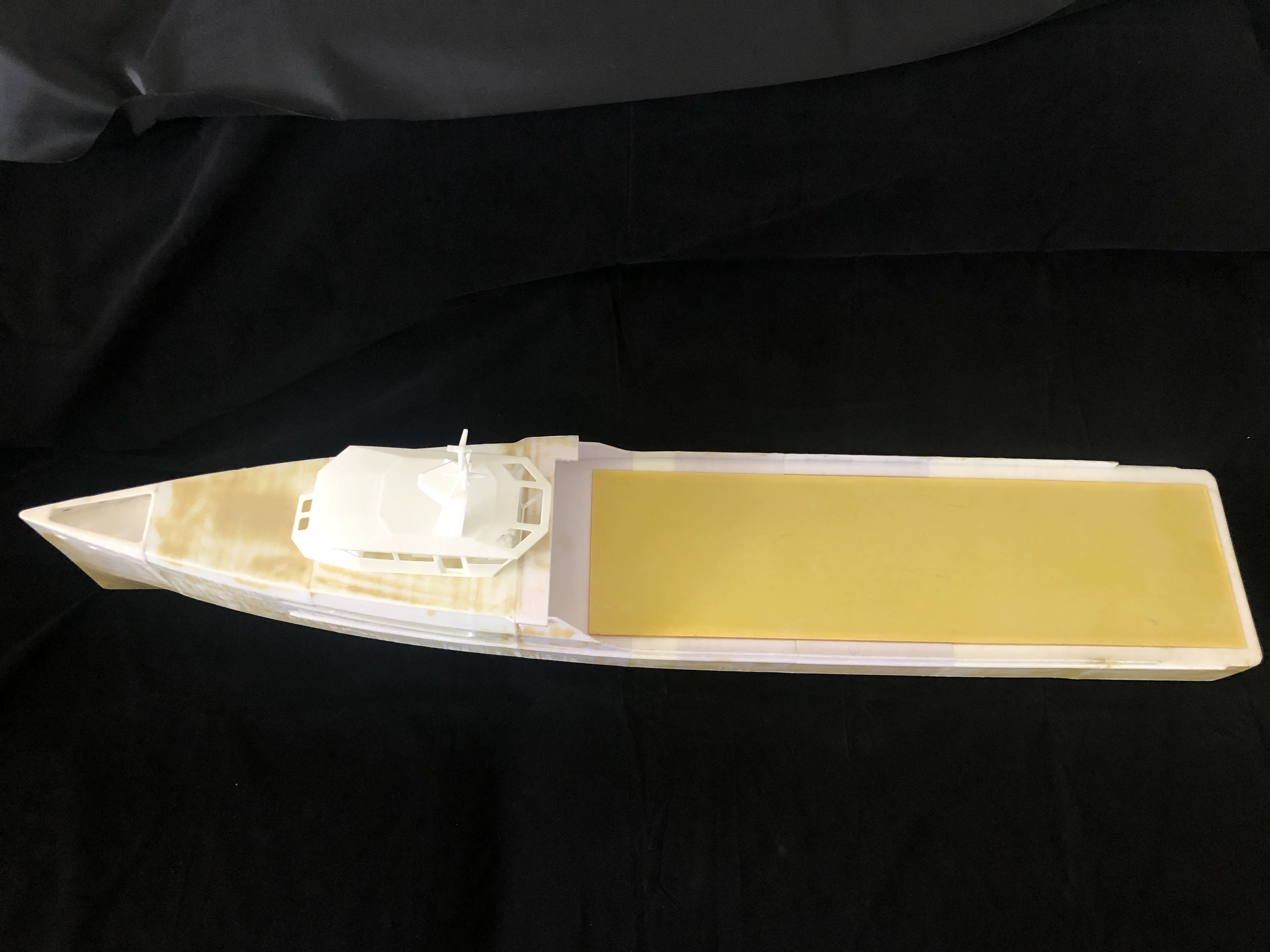 Собранная RC-удалённое управление DIY модель корабля Haifudamen 5009 пропорциональная сцена RC лодочный набор damen5009
