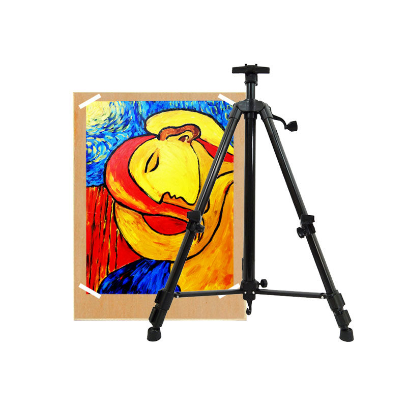 Pictorial shelf sketched with small hand folding and folding free of mounting pictures Shelf Shelves Outdoor sketchpad Shelf Painted Water Powder Painting Beginners Painting Fine Art Multifunction portable desktop easel