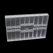 Packaging transparent box rectangular Lattice Containing Box Tool Containing box Show box Zero-fit components PS Materials