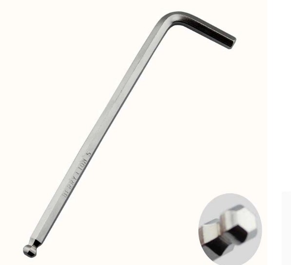 Budweiser Lion ball head type hexagon wrench support hexagon screwdriver Chrome vanadium steel single L-type hexagon screwdriver