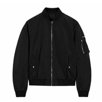 Только M код!VIX-II изящная вышиваемая вышивка красивая черная бейсбольная воротника Мужская летающая куртка P1105