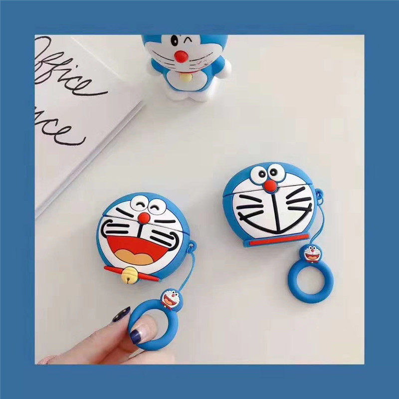 Japan-ROK cartoon Doraemon A dream airpods2 protective sleeve applies for three generations of pro Bluetooth wireless ear casing soft