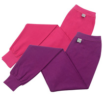 Autumn and winter cotton high-waisted autumn pants middle-aged and elderly loose fattened womens single warm pants