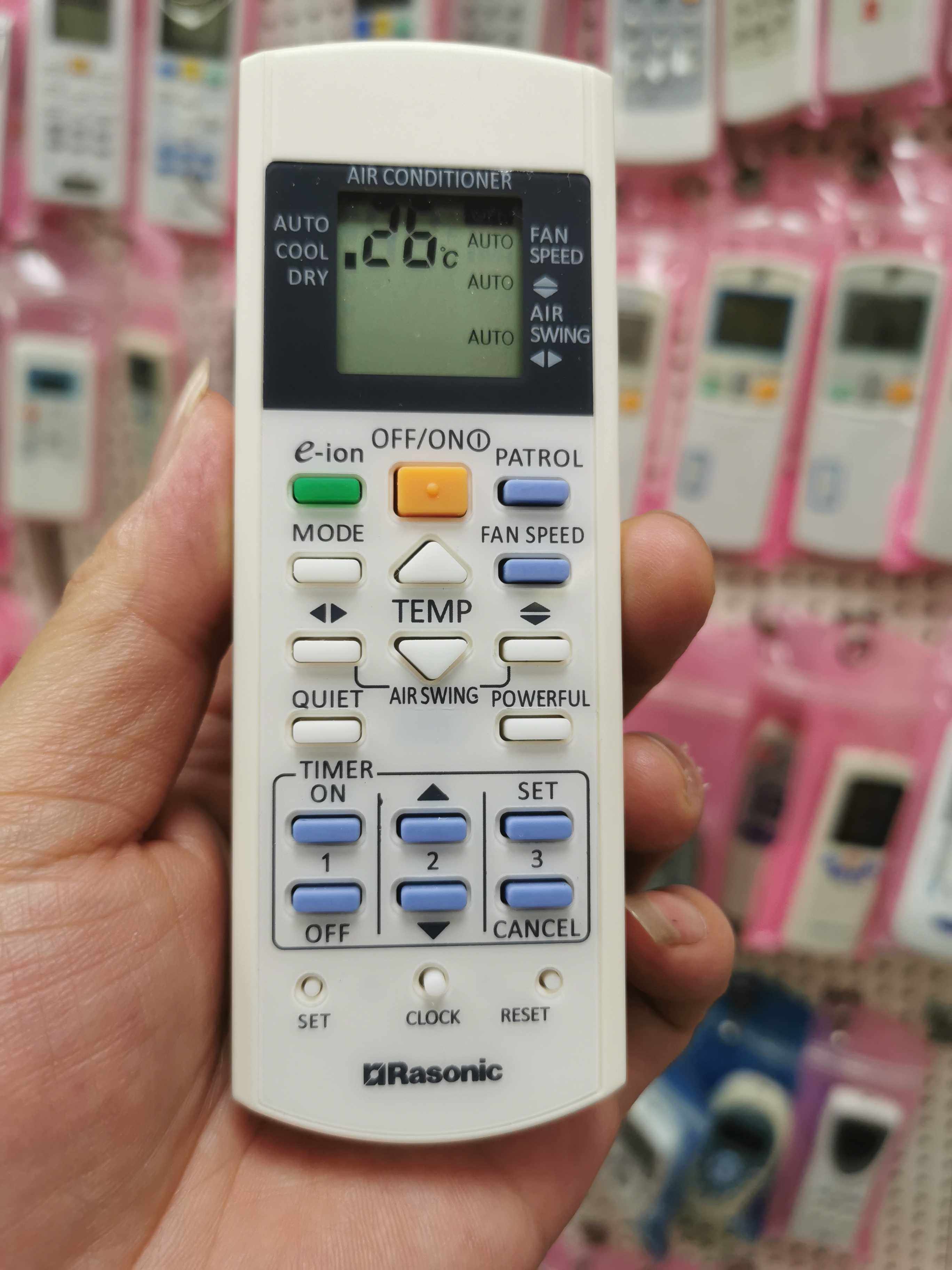 Brand new LeChat Rasonic air-conditioners air-conditioning remote control model A75C2821 3159 3298