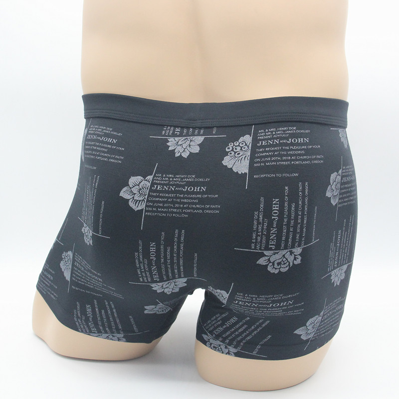 EaSinESS / 之 8840 Men sợi viscose U quần lửng boxer quần lót quần lót nam quần lót nữ thun lạnh bóng