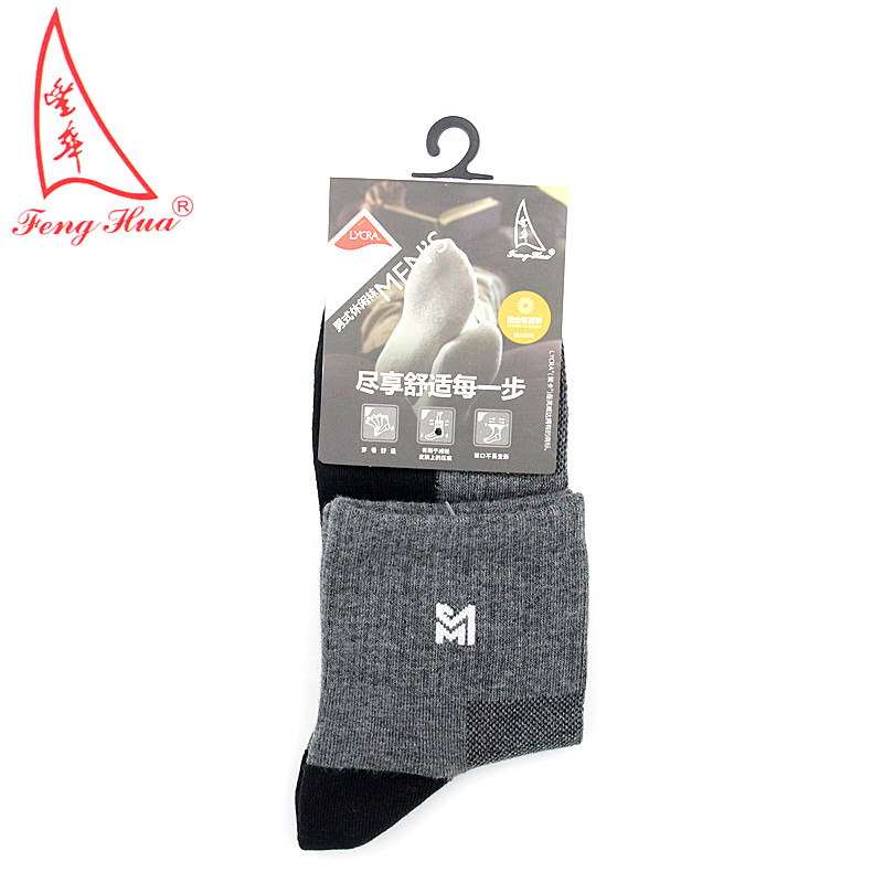 Fenghua 3H782 Quần đùi nam thể thao Vớ cotton Vớ nam Tất vớ Nam tất cao cổ nữ