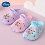 Дисней, детские летние мультяшные нескользящие тапочки для принцессы, «Холодное сердце», мягкая подошва