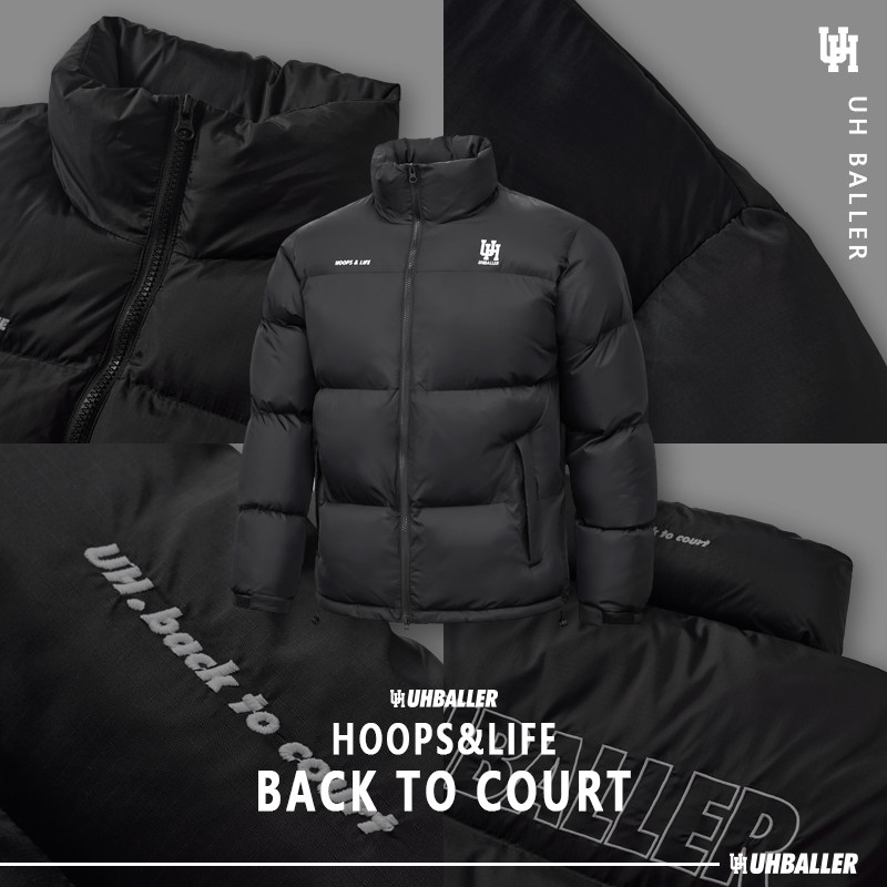 UH BALLER American Fluffy Sports Cotton Suit Men Loose Warm Thickened Jacket Casual Basketball Training Cotton Jersey-Taobao