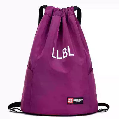 Corset pocket travel backpack for men and women sports lightweight waterproof nylon bundle mouth backpack storage travel bag Fitness Bag