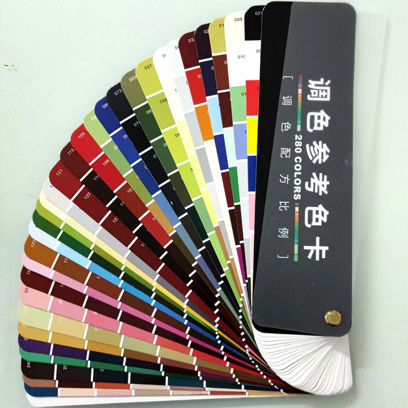Toning Card Formula Ratio Furniture Leather Clothing Leather Powder Paint Color Paste Oil Spray Paint Handcrafted Toning Recipe Ink-Taobao