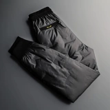 Зимние дорожные бархатные удерживающие тепло модные штаны с пухом, утиный пух