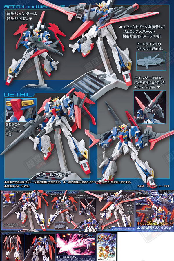 Spot Bandai HGBF 040 1/144 Mô hình lắp ráp Lightning Zeta Lightning Z - Gundam / Mech Model / Robot / Transformers 	mô hình robot người