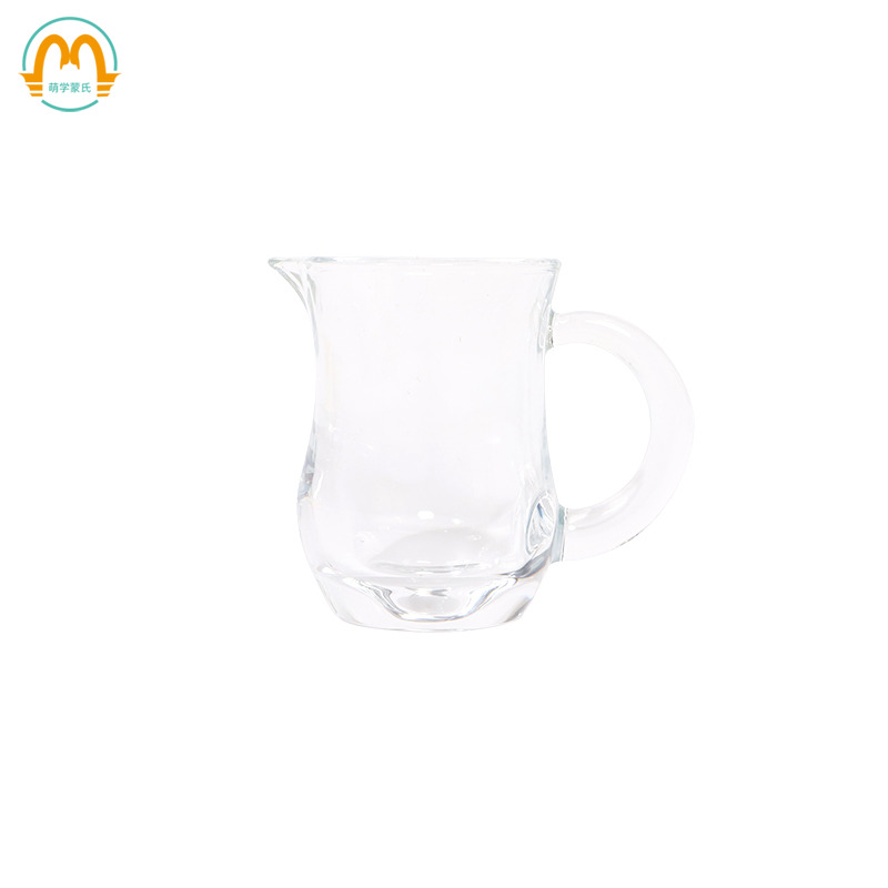 Montessori teaching aids Extra thick small glass take kettle water pouring work accessories