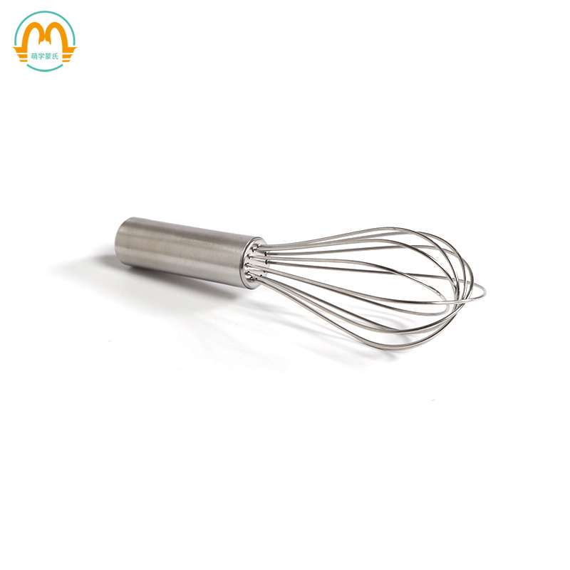 Mengxue Montessori daily life food self-contained accessories 304 stainless steel children's chef mini egg whisk