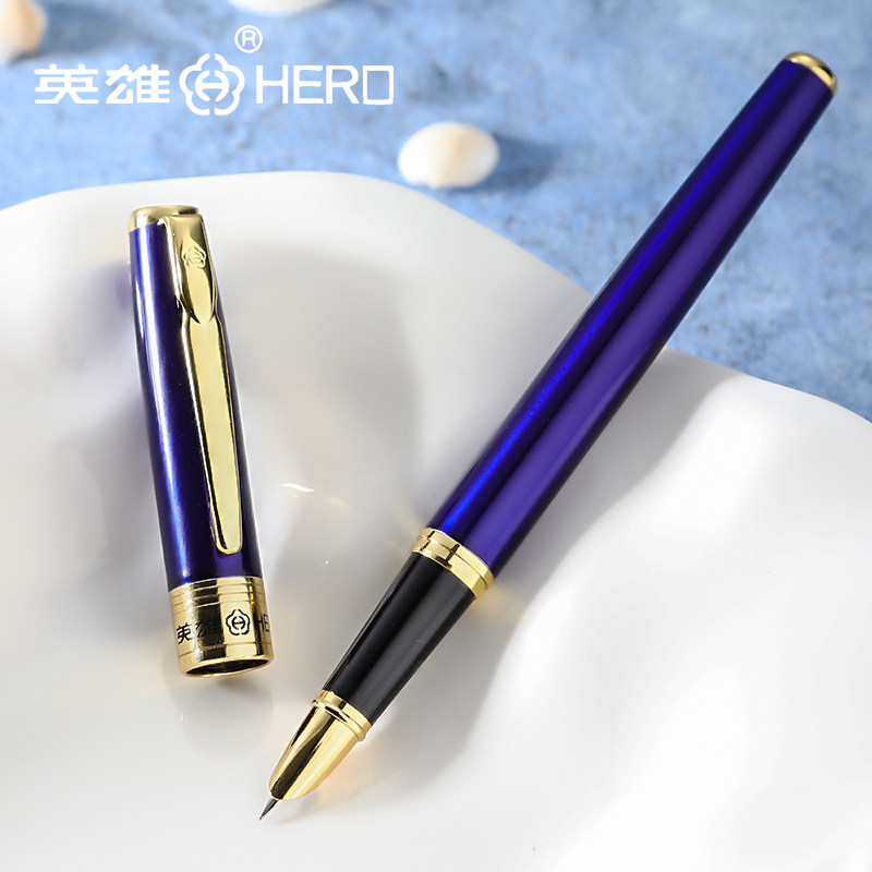 Heroic Pen 2017 calligraphy for primary school students Special Special fine dark tip beginner three or four junior high school students male and female Fairy Gift official retro ink bag can be replaced lettering