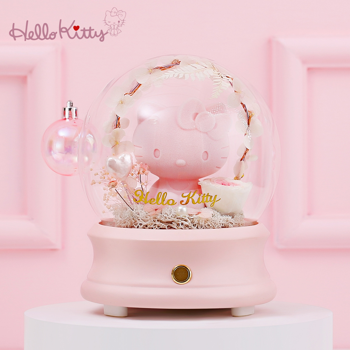 Exploits Hello Kitty Rose Basket Tooth Speaker Music Box Girlfriend Bestie Birthday Gift Lover's Birthday