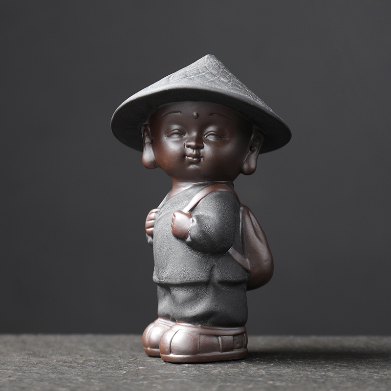 чайный дзен будда. чайная статуэтка. чайная статуэтка. чайный питомец. глиняные фигурки для чайной церемонии.