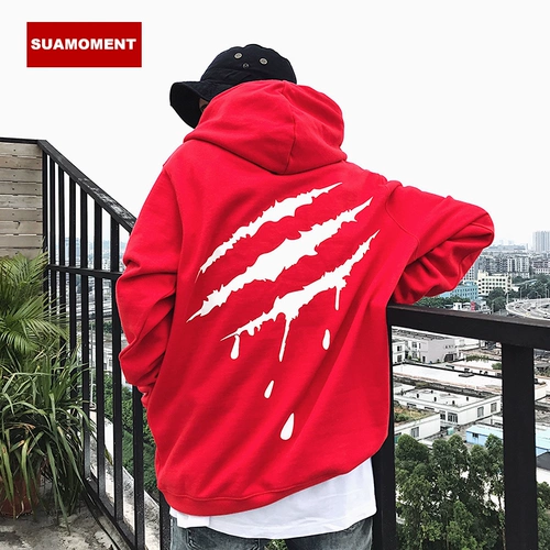 Осенняя толстовка с капюшоном для влюбленных, балахон, оверсайз