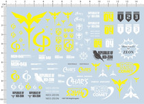 1887-3209 SD MSN-04II NIGHTINGALE Nightingale model soul true enlightenment gd water sticker 2