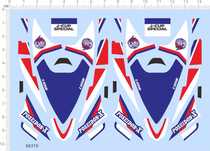68310 full page glue J-CUP SPECIAL POSEIDON-X four-wheel drive water sticker custom-made custom-made