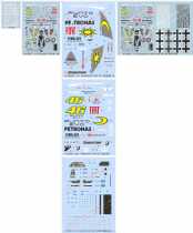 61006 1 12 YAMAHA YZR-M1 Fiat German German US military font digital water sticker 1 4