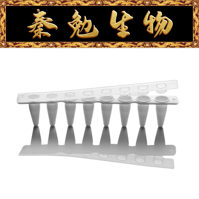 LABSELECT甄选 PST-0108-FT-WB 0.1ml平盖八排管 含盖 白色管