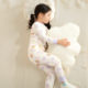 Classic Teddy Children's Pajamas Set Pure Cotton Autumn Clothes and Autumn Pants Girls Set Infant Underwear Home Clothing Two-piece Set