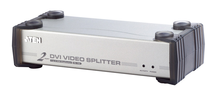 Original ATEN VS162 2-port DVI digital video splitter splitter 1920*1200