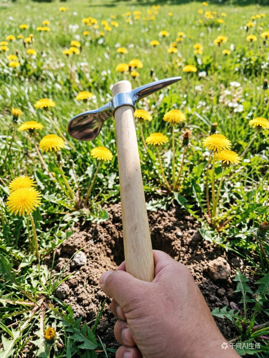 不锈钢十字洋镐户外挖竹笋野菜镐不生锈镐锄头赶海工具登山