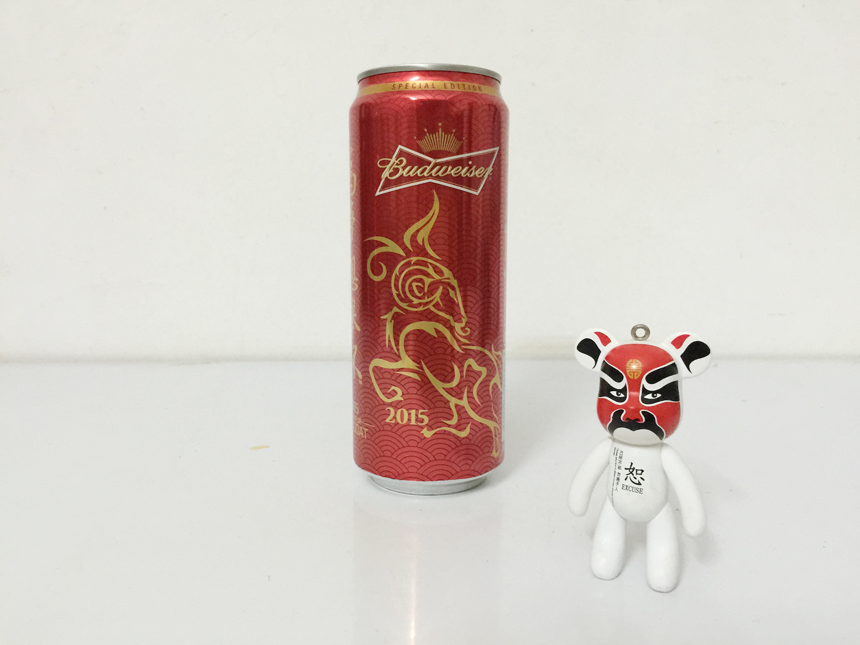 2015 Budweiser Year of the Sheep Zodiac 500ml Souvenir Can Collection Empty Can Collection Gift Setup