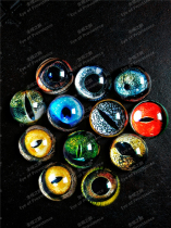 Glazed glass YieyEye false eye specimen cat eye lizard DIY wool felt eye ring handmade eye all eyes 7