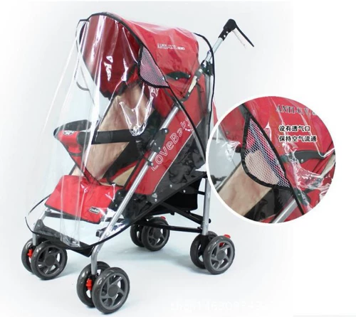 Универсальная коляска, дождевик, детский удерживающий тепло ветрозащитный чехол с зонтиком, защита транспорта