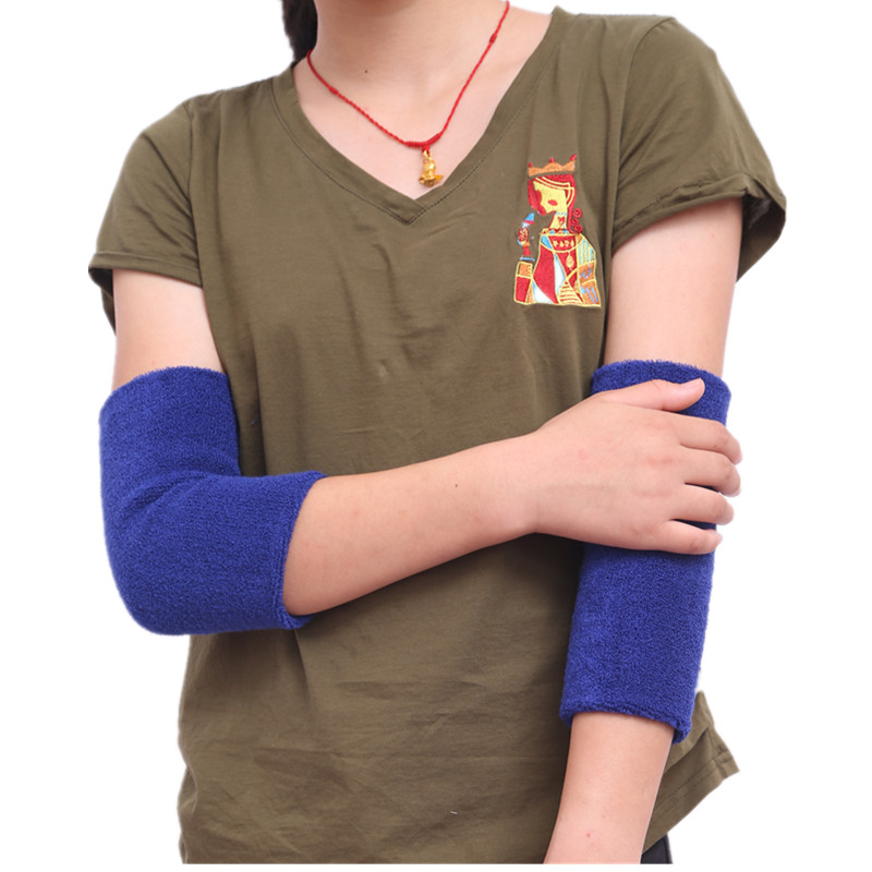 Towel elbow pads for men and women thickened summer air-conditioned room warm joint lengthening adult dance wrist protection children knee pads