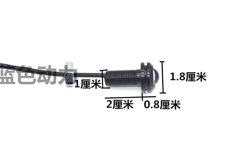 Xe điện xe máy mới siêu mỏng siêu sáng đại bàng mắt đèn ban ngày chạy ánh sáng đảo ngược ánh sáng nhanh chóng hawk sửa đổi sương mù ánh sáng