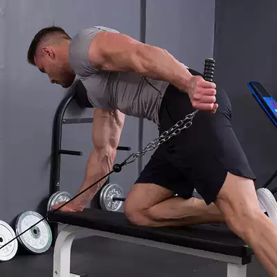 Single arm handle pull rod handle integrated trainer tie rod fitness equipment tension training Rod