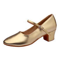 Uighur heels Uyghur modern dance shoes Xinjiang dance shoes gold heels ethnic dance shoes Tibetan dance square dance