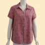 Áo sơ mi ngắn tay cho bé mùa hè Áo sơ mi cotton mới trung niên Áo sơ mi nữ tay ngắn 50-60 tuổi - Quần áo của mẹ váy cho người trung niên