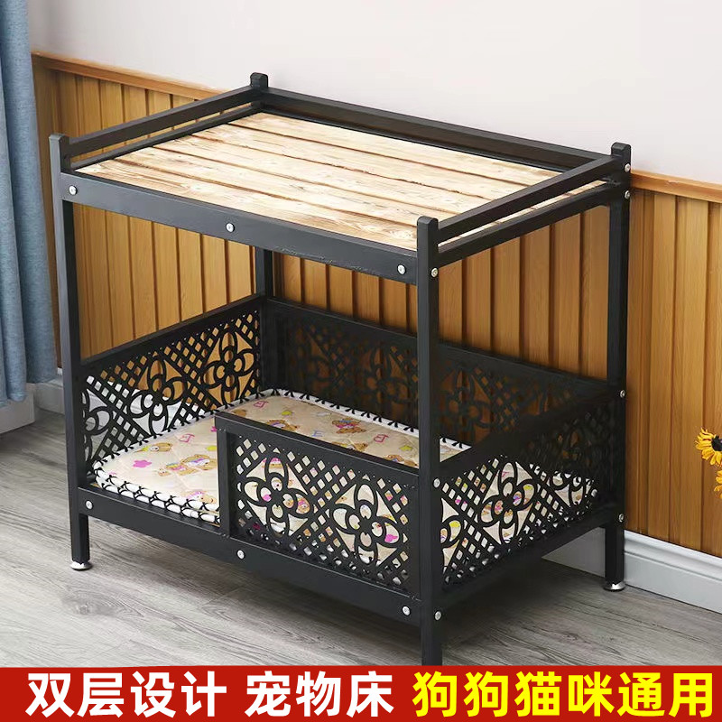 Dog Bed Desk Style Pet Nest Dog Kitty Bed Head Cabinet Net Red Wood Kennel Wood Indoor Four Seasons Universal