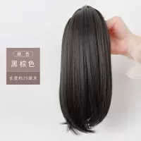 Черная заколка-крабик