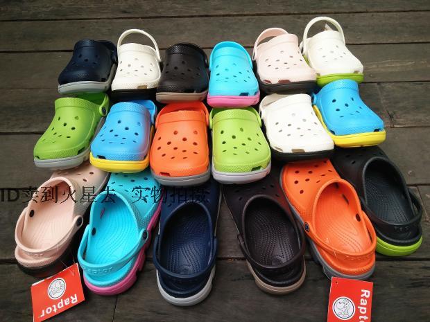 Giày thể thao Dieter lỗ giày nam Giày đi biển chống trượt dép crocs nam