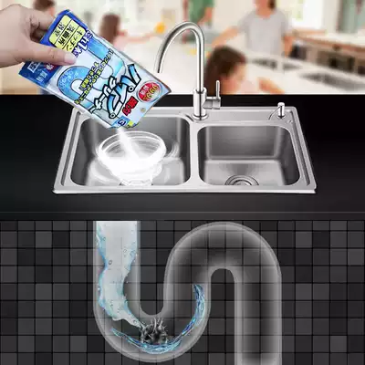 Pipe dredging agent kitchen oil dirty toilet toilet toilet sewer artifact powder room deodorization powerful dissolution blockage