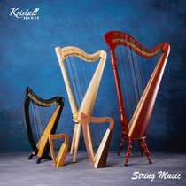 Kristall Taiwan Irish Harp Instrument Classical 20 28 34 36 40 string Professional Harp pull key
