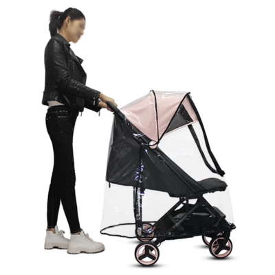 Универсальная коляска, дождевик, ветрозащитная очень большая дышащая тележка с зонтиком без запаха, аксессуар