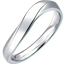 Chinese Valentines Day Chow Sang Sang PROMESSA Xingyu Pt950 platinum star trajectory ring couple ring 92336R