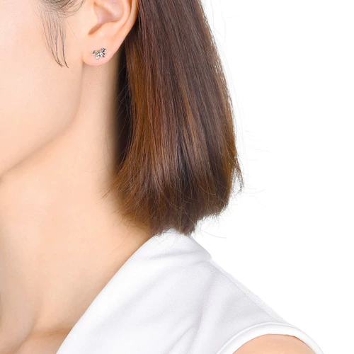 周生生 Платиновые серьги, платина 950 пробы