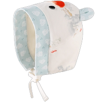 (Same style in the mall) Yingshi baby hat bamboo fiber round hat breathable boys and girls hat 2024 new style